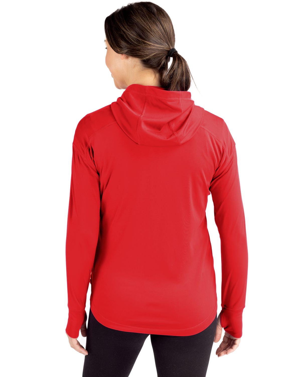 Cutter & Buck Women's Daybreak Recycled Half Zip Hooded Pullover-9