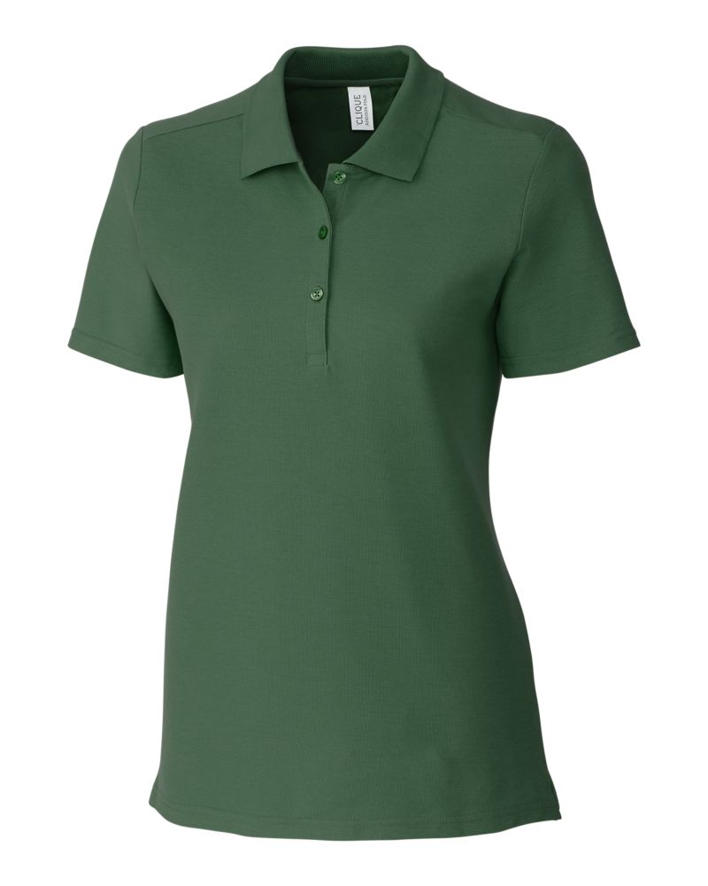 Clique Women's Addison All Cotton Pique Polo-2