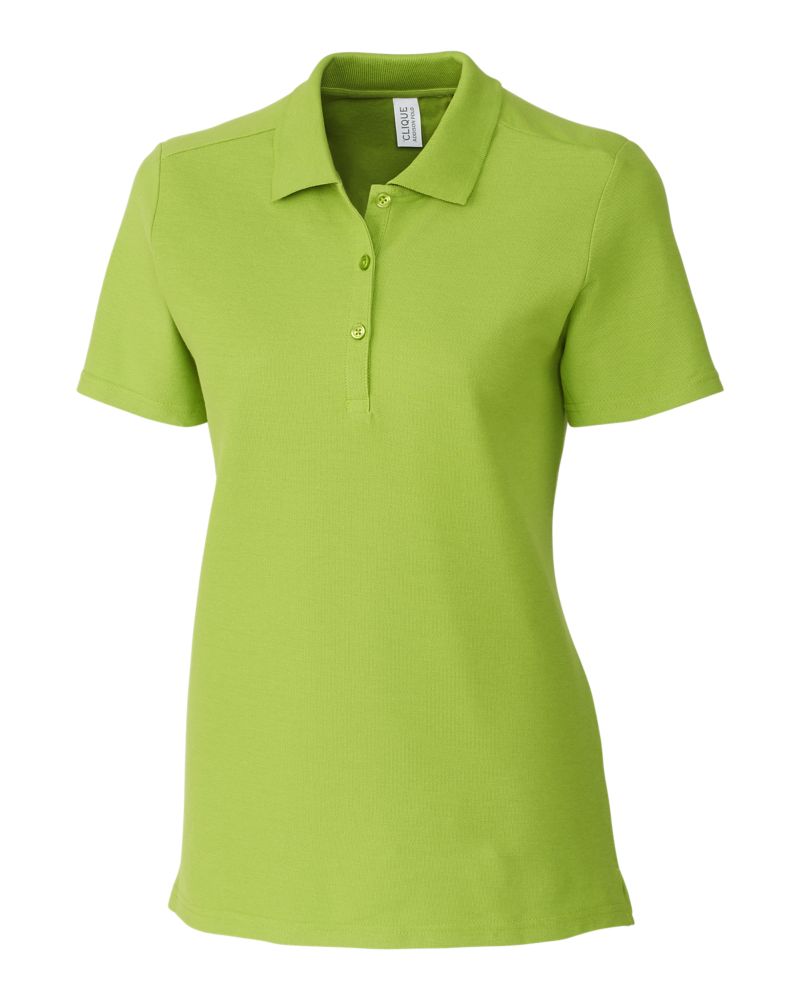 Clique Women's Addison All Cotton Pique Polo-2