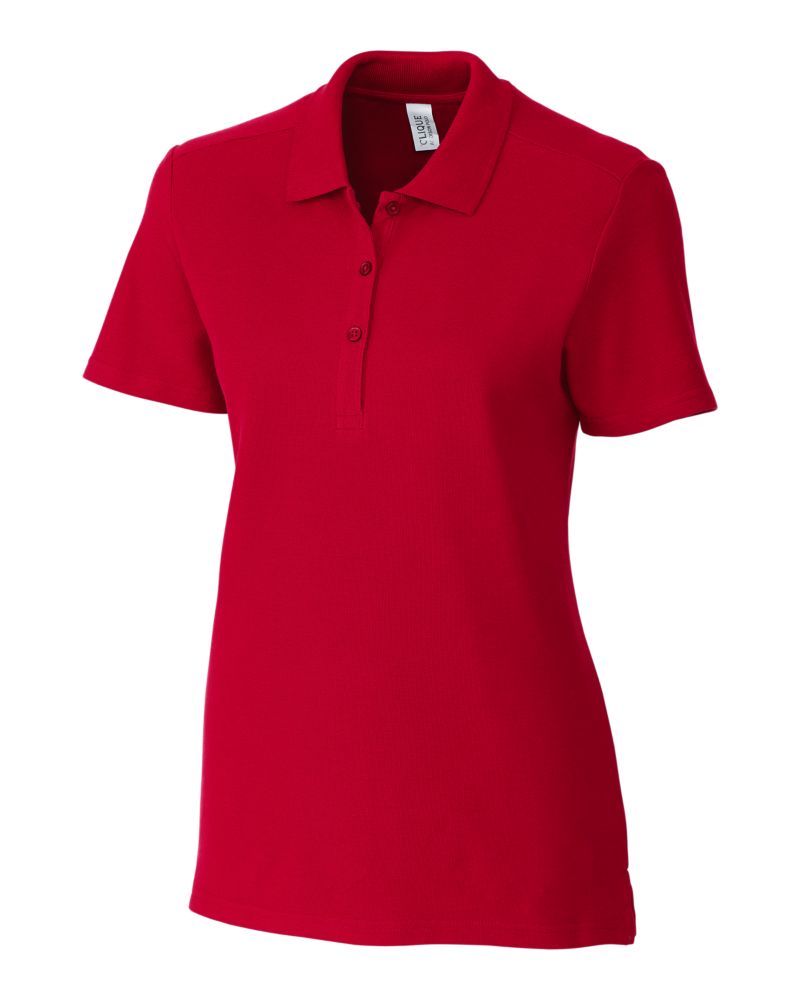 Clique Women's Addison All Cotton Pique Polo-2