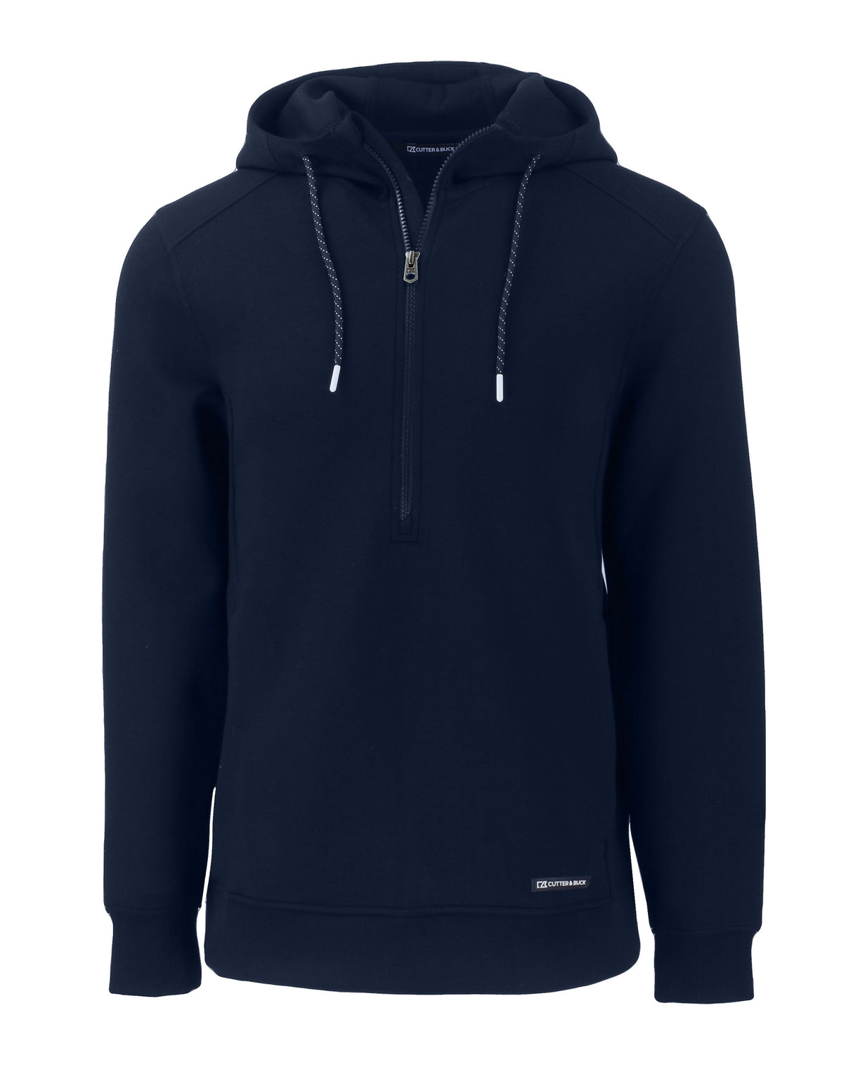Cutter & Buck Men's Roam Recycled Buttery-Soft Knit Half Zip Hooded Pullover-5