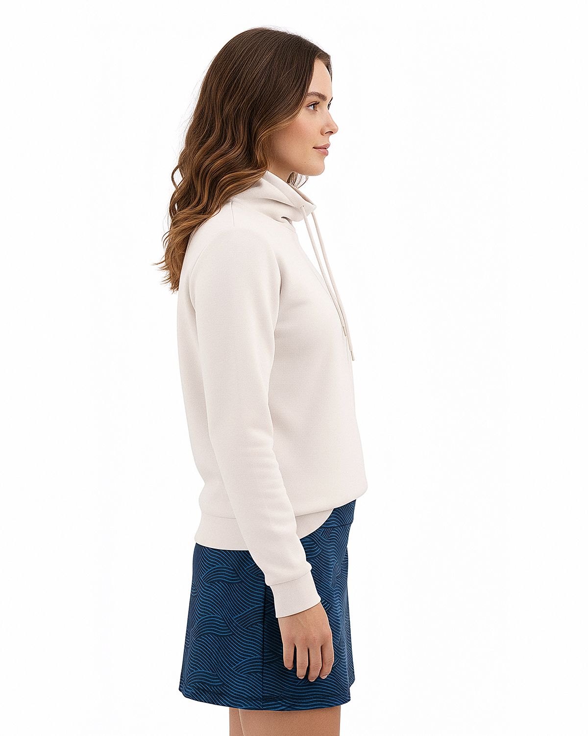 Clique Women's Haven Recycled High Collar Pullover Sweatshirt-3