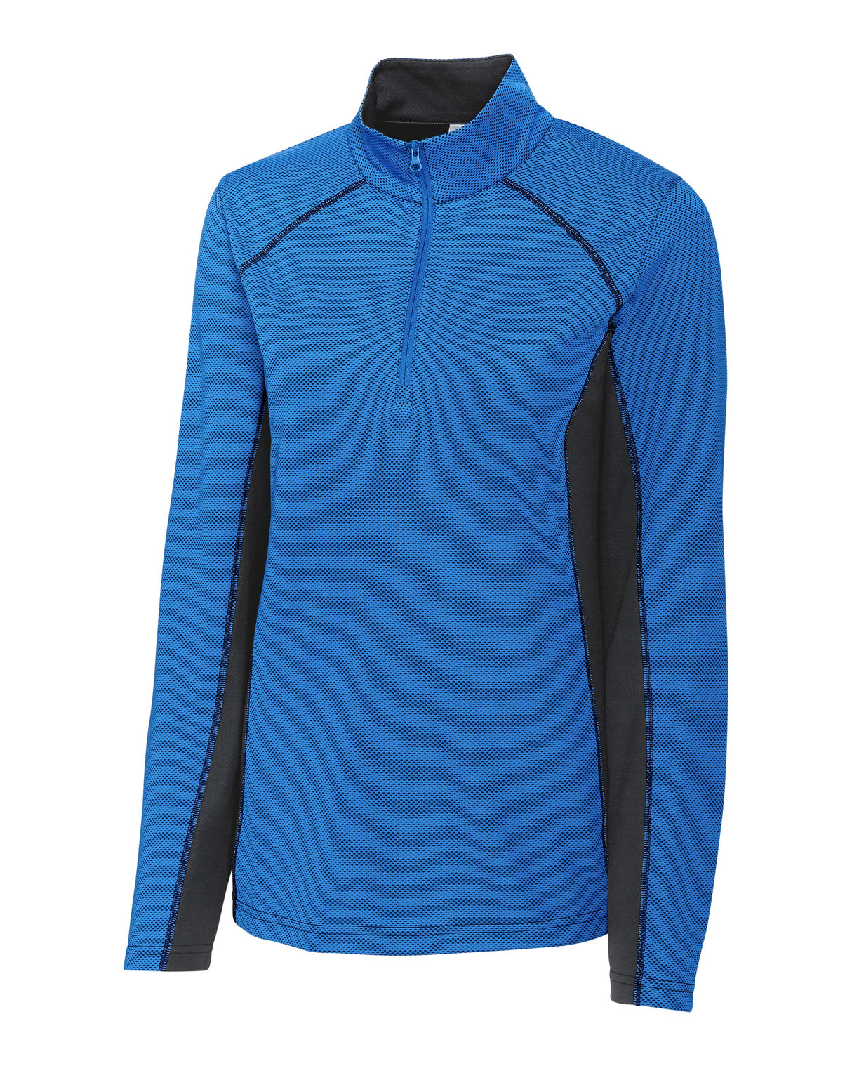 Clique Women's Ice Pique Colorblock Tech Half Zip-1