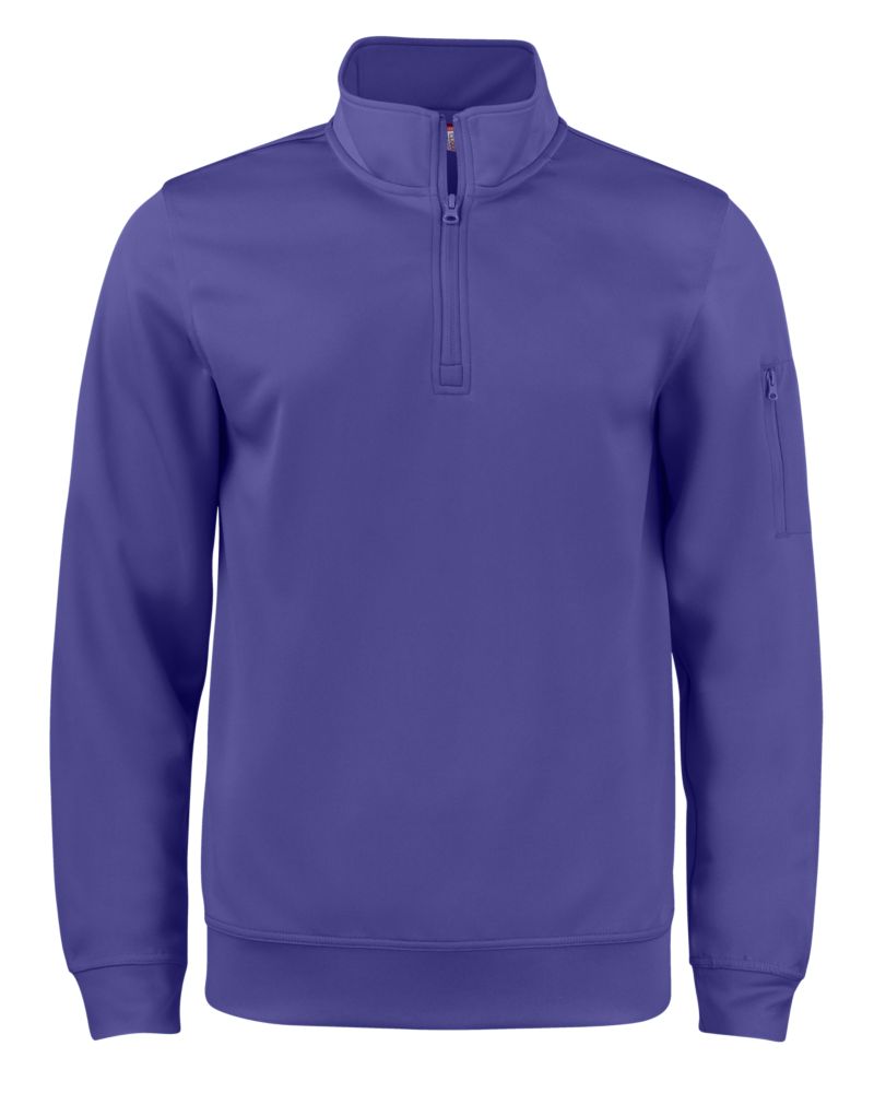 Clique Men's Lift Solution-dyed Performance Half Zip Sweatshirt-2
