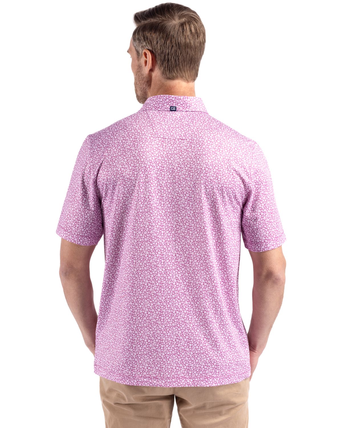 Cutter & Buck Men's Pike Recycled Flora Print Polo-2