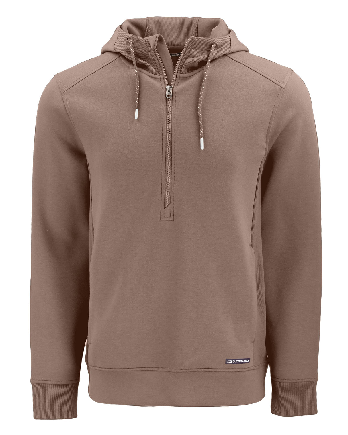 Cutter & Buck Men's Roam Recycled Buttery-Soft Knit Half Zip Hooded Pullover-5