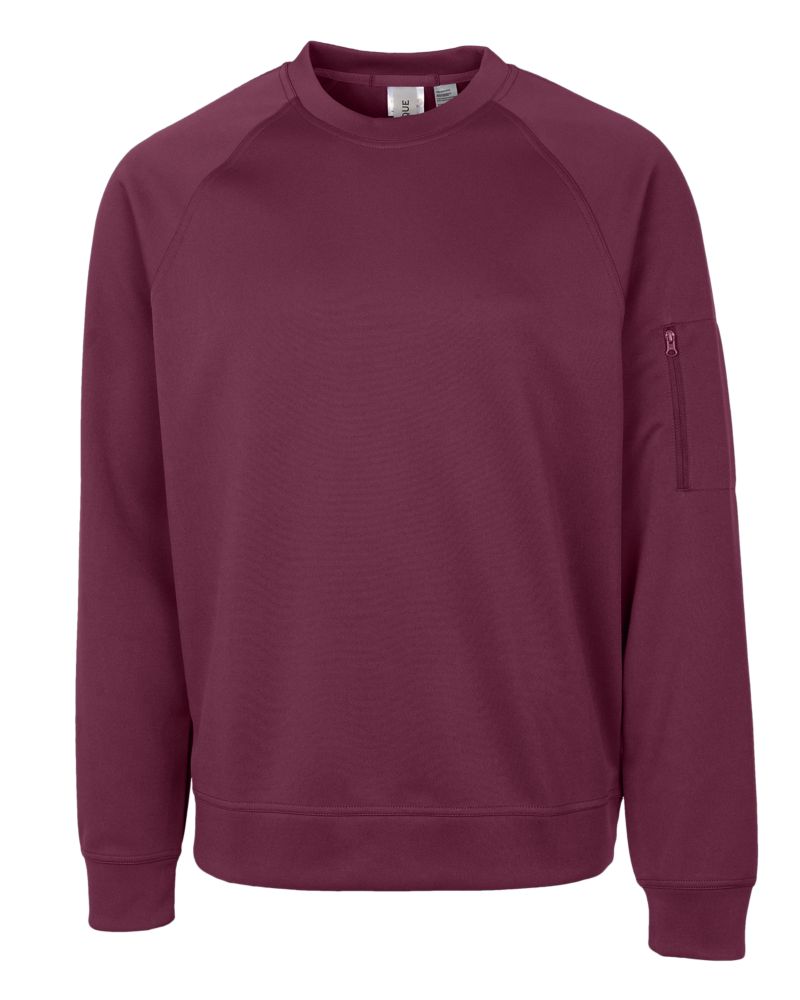 Clique Men's Lift Solution-dyed Performance Crewneck Sweatshirt-5