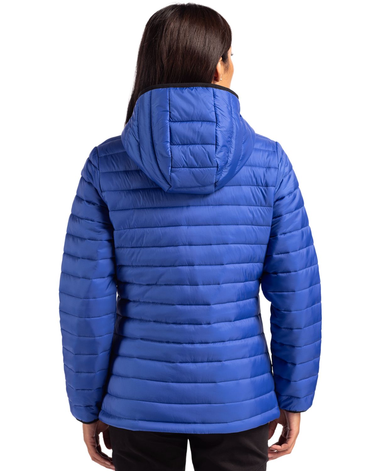 Clique Women's Valhalla Recycled Insulated Puffer Full Zip Hooded Jacket-6