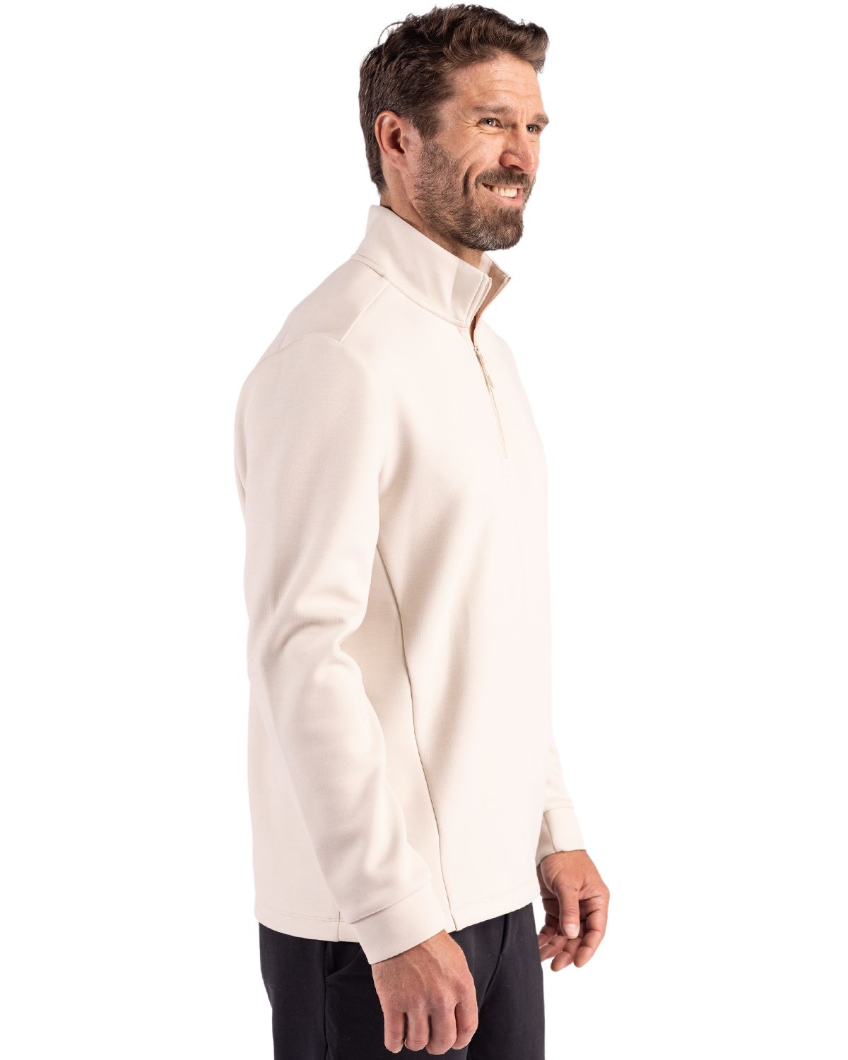Clique Men's Haven Recycled Quarter Zip Sweatshirt-6