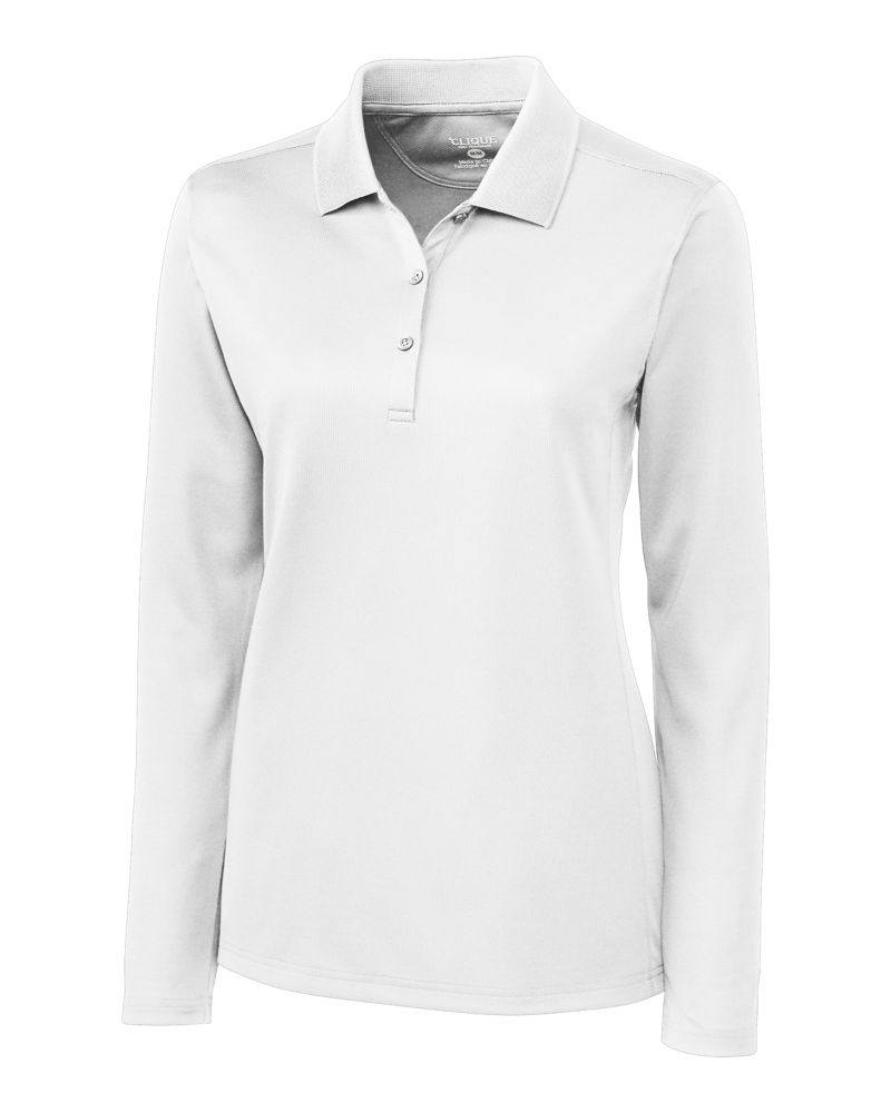 Clique Women's Ice Pique Tech Long Sleeve Polo-2