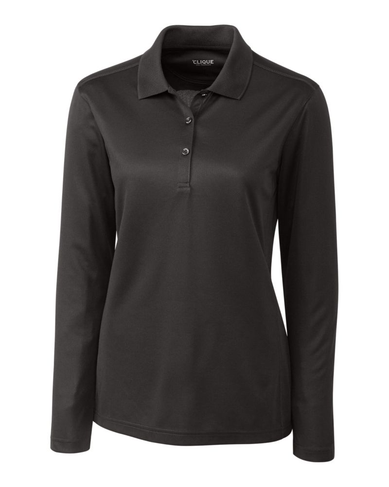 Clique Women's Ice Pique Tech Long Sleeve Polo-2