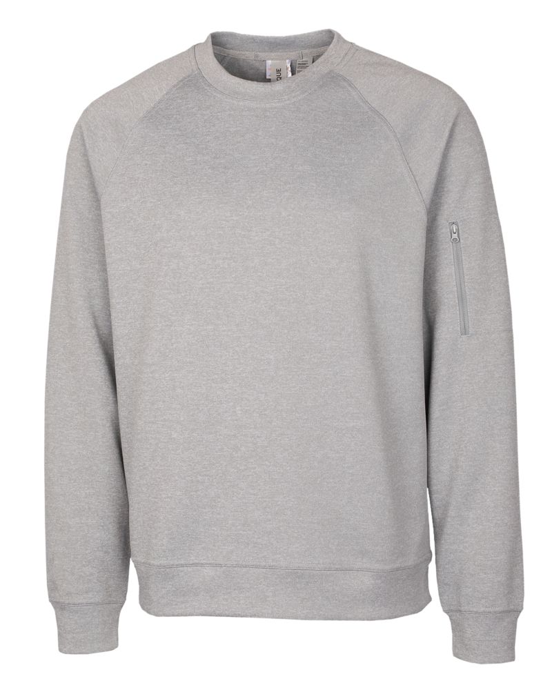 Clique Men's Lift Solution-dyed Performance Crewneck Sweatshirt-3