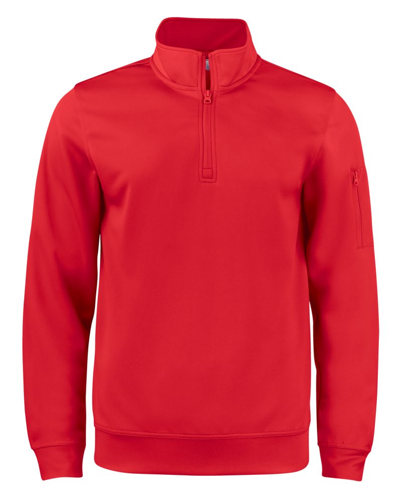Clique Men's Lift Solution-dyed Performance Half Zip Sweatshirt-2