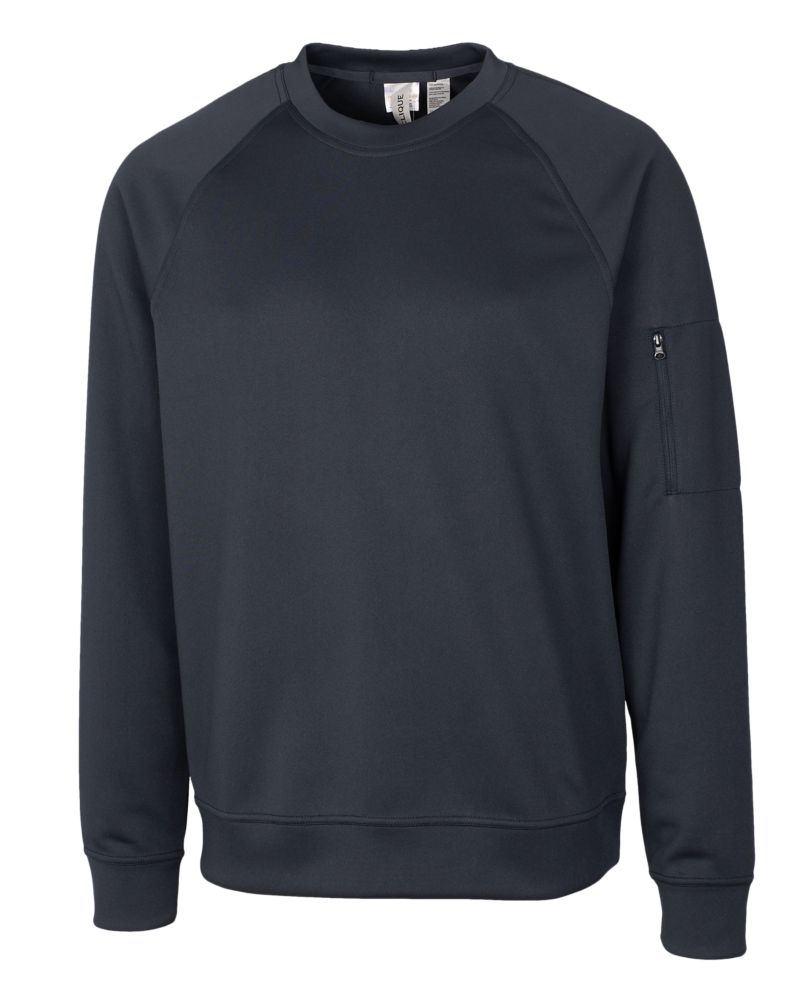 Clique Men's Lift Solution-dyed Performance Crewneck Sweatshirt-2