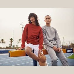 Clique Men's Lift Solution-dyed Performance Crewneck Sweatshirt-5