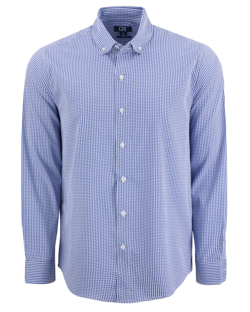 Cutter & Buck Men's Skyline Big & Tall Long Sleeve Button Down Dress Shirt-4