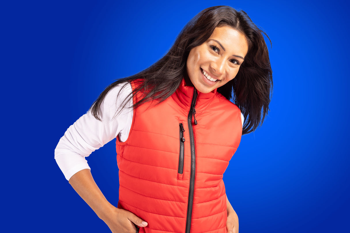 Clique Women's Valhalla Recycled Insulated Puffer Full Zip Vest-1