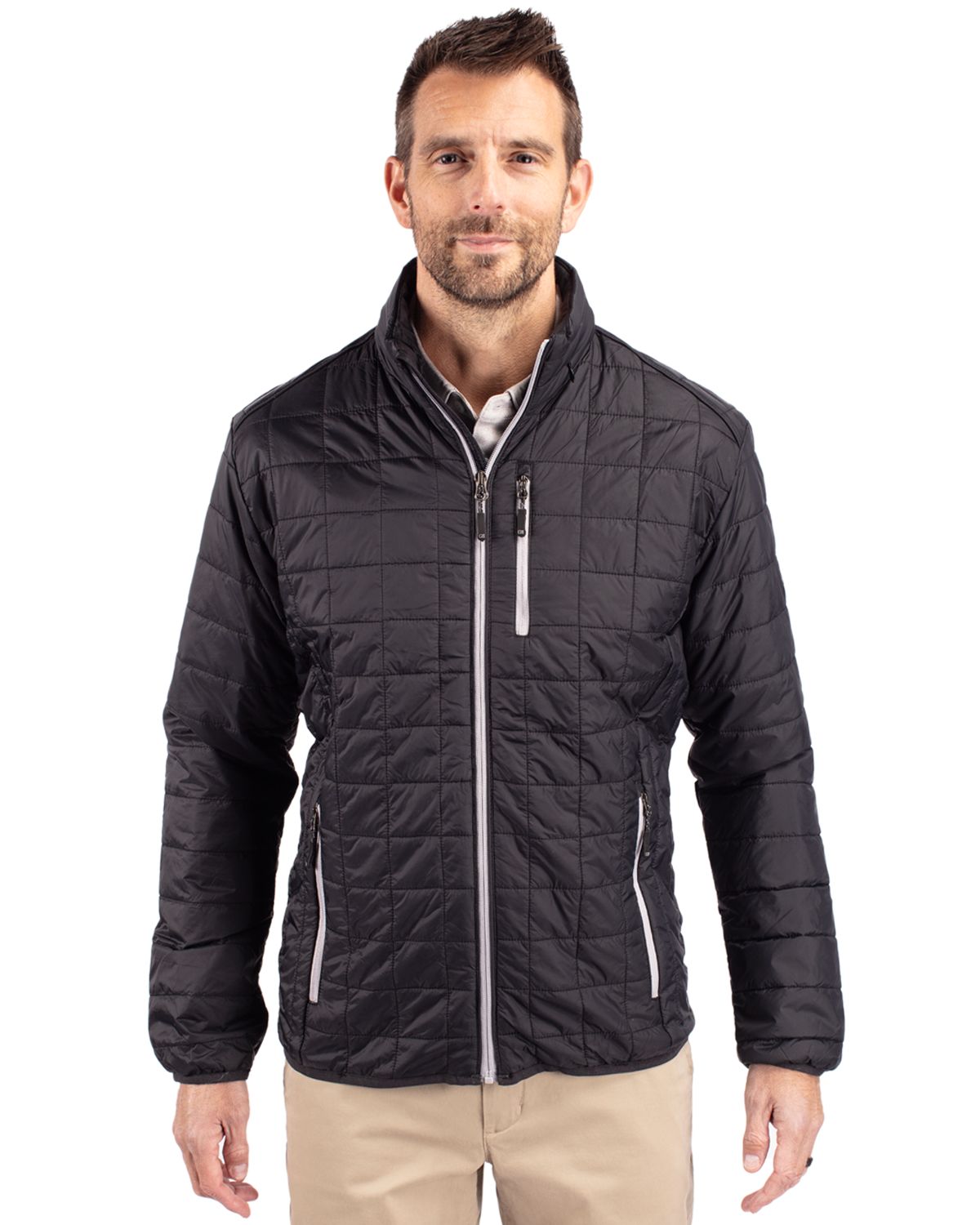 Cutter & Buck Men's Rainier Big & Tall Full Zip Jacket-1