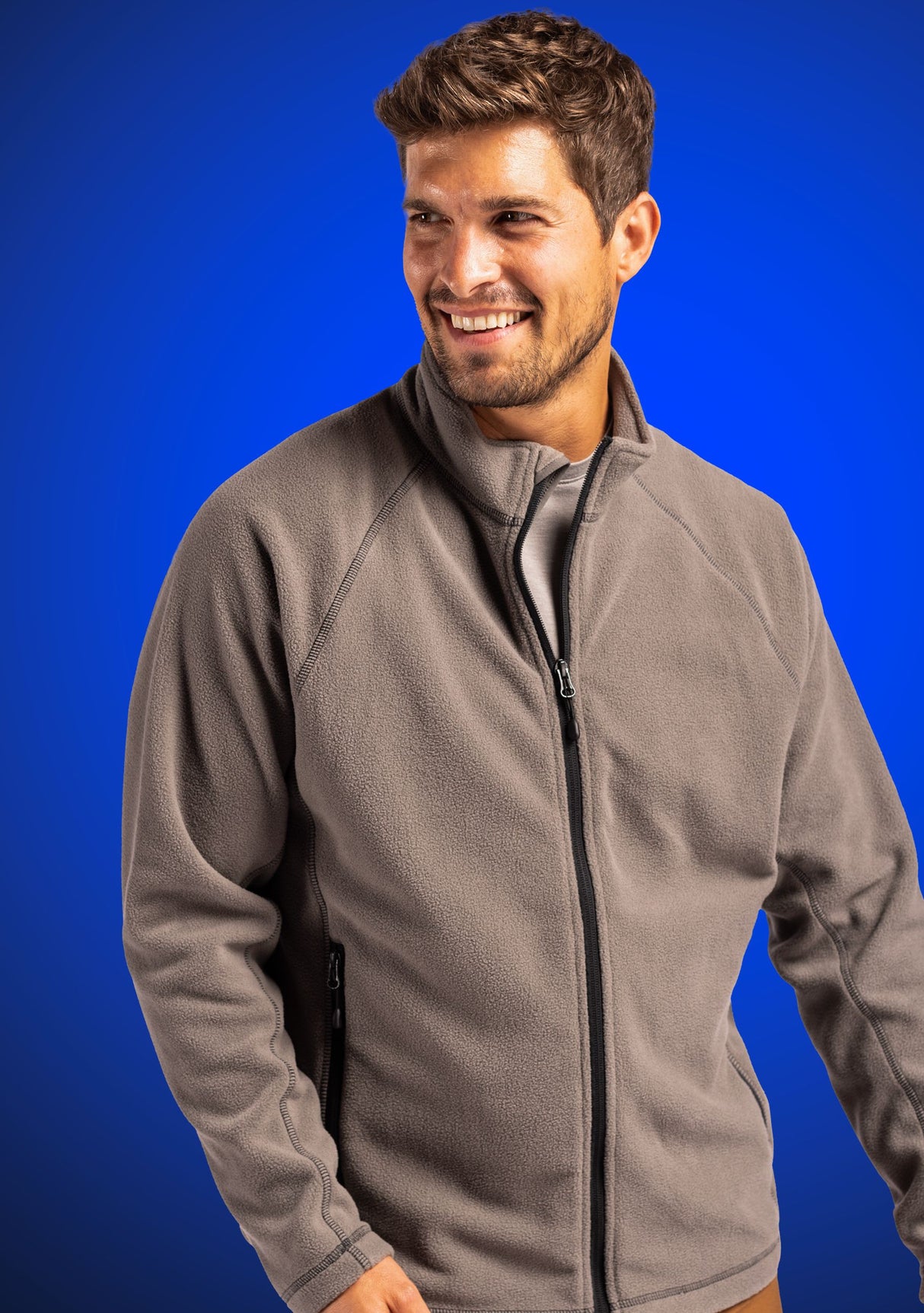 Clique Men's Powder Recycled Fleece Full Zip Jacket-6