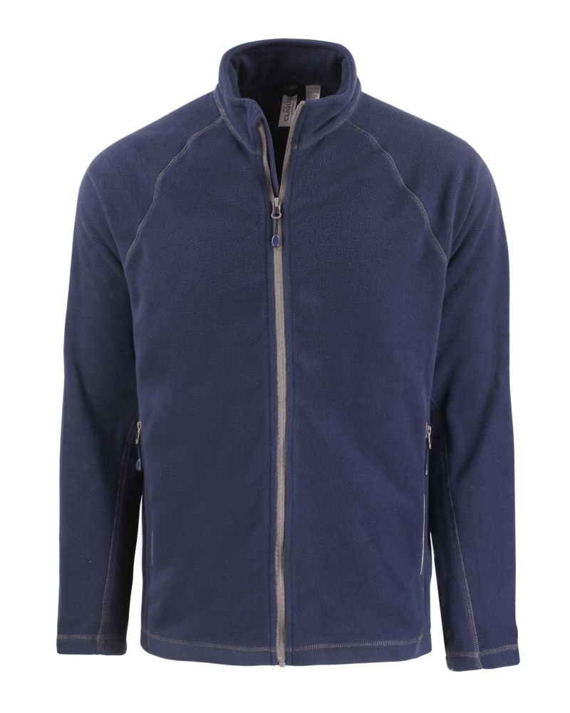 Clique Men's Powder Recycled Fleece Full Zip Jacket-5