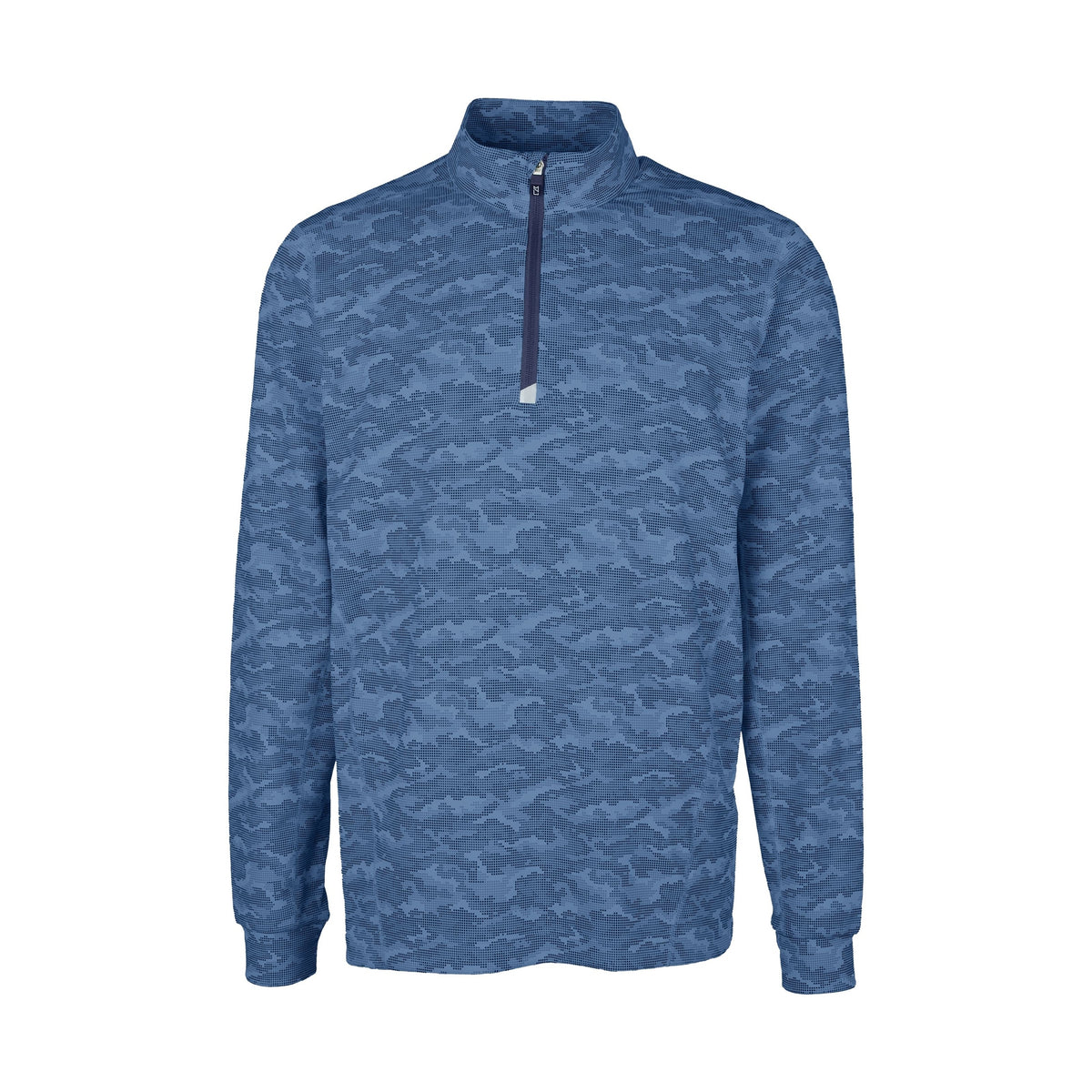 Cutter & Buck Men's Traverse Big & Tall Camo Quarter Zip Pullover-1