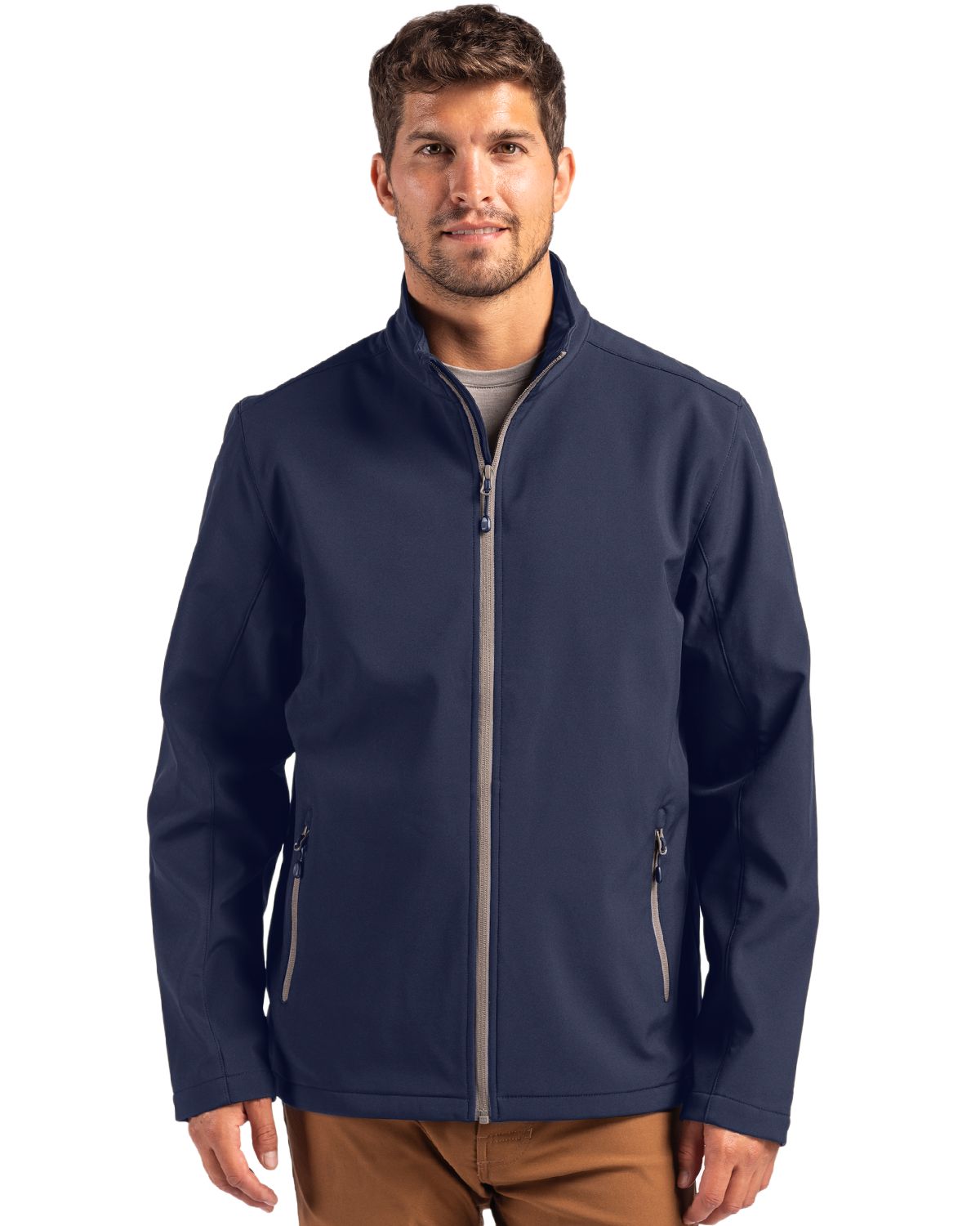 Clique Men's Tempo Recycled Stretch Softshell Full Zip Jacket-1