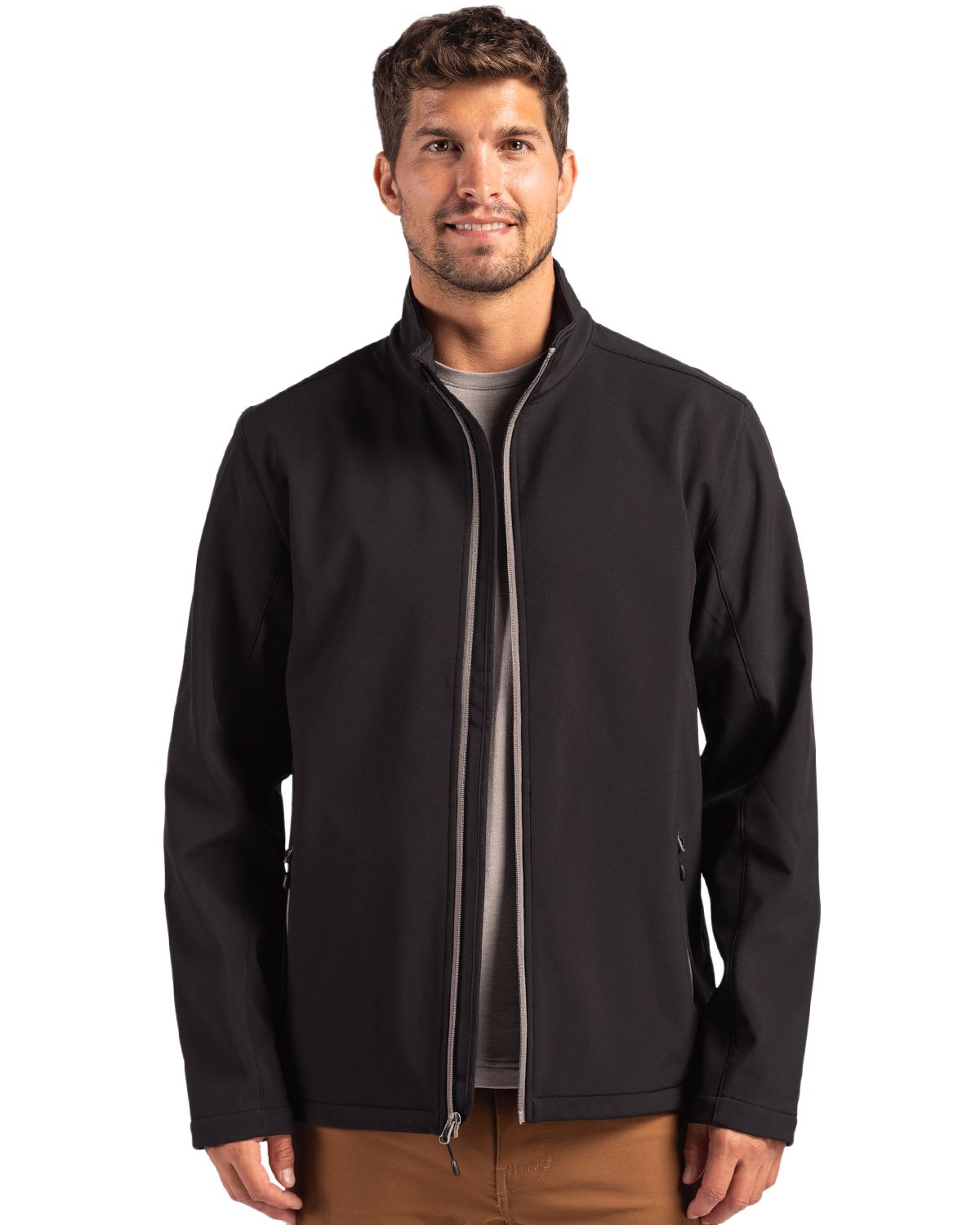 Clique Men's Tempo Recycled Stretch Softshell Full Zip Jacket-2