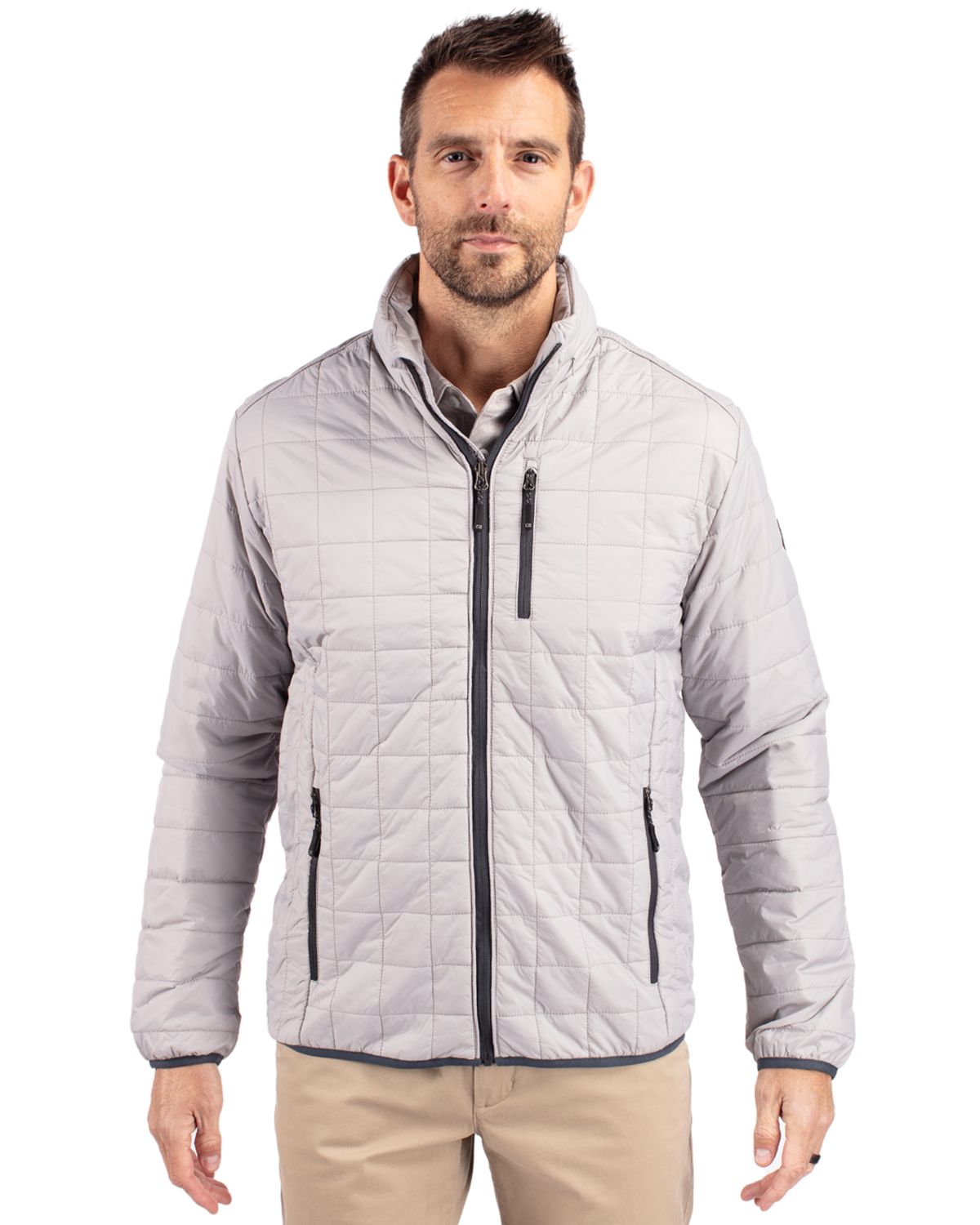 Cutter & Buck Men's Rainier Big & Tall Full Zip Jacket-5