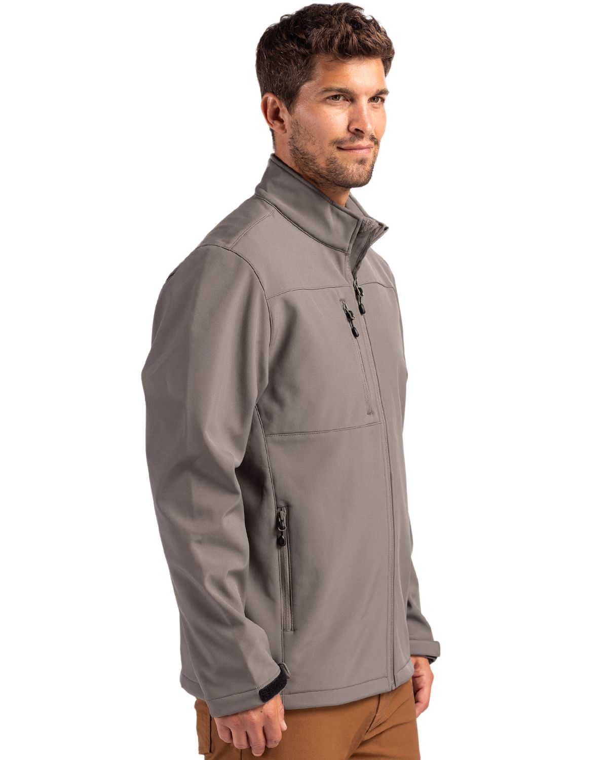 Clique Men's Tempest Recycled Waterproof Stretch Softshell Full Zip Jacket-3