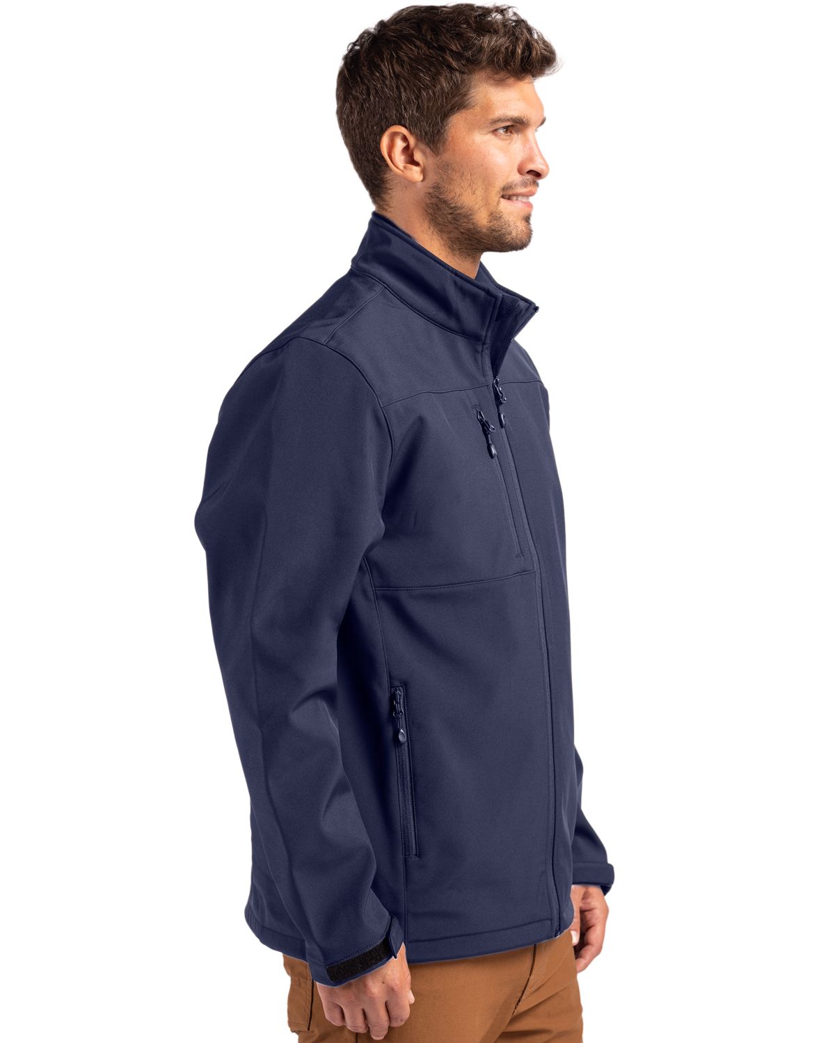 Clique Men's Tempest Recycled Waterproof Stretch Softshell Full Zip Jacket-4