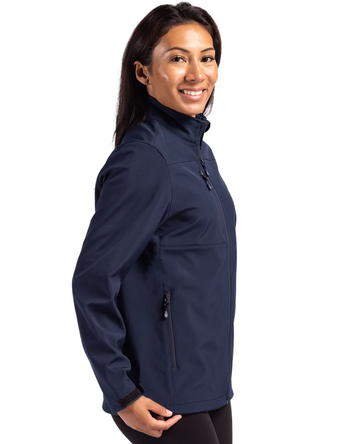 Clique Women's Tempest Recycled Waterproof Stretch Softshell Full Zip Jacket-6