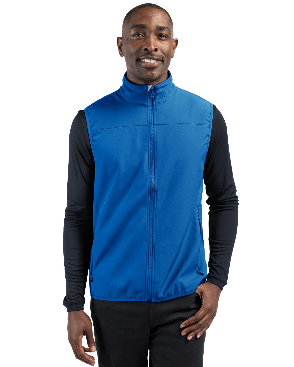 Clique Men's Trail Recycled Stretch Softshell Full Zip Vest-4