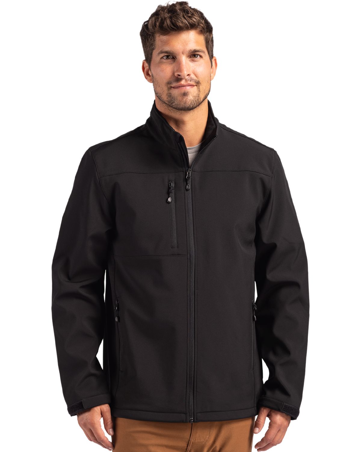 Clique Men's Tempest Recycled Waterproof Stretch Softshell Full Zip Jacket-4