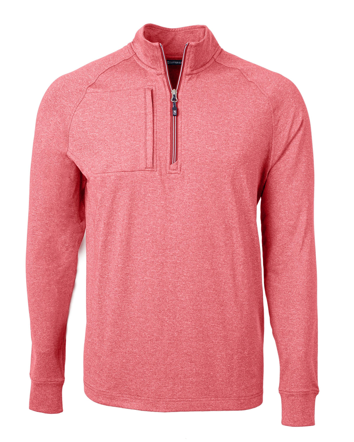 Cutter & Buck Men's Adapt Recycled Soft Knit Stretch Heathered Quarter Zip Pullover-4