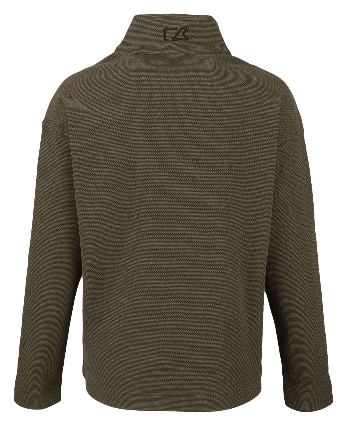 Cutter & Buck Women's Hunts Point Recycled Fleece Hybrid Snap Placket Pullover-3