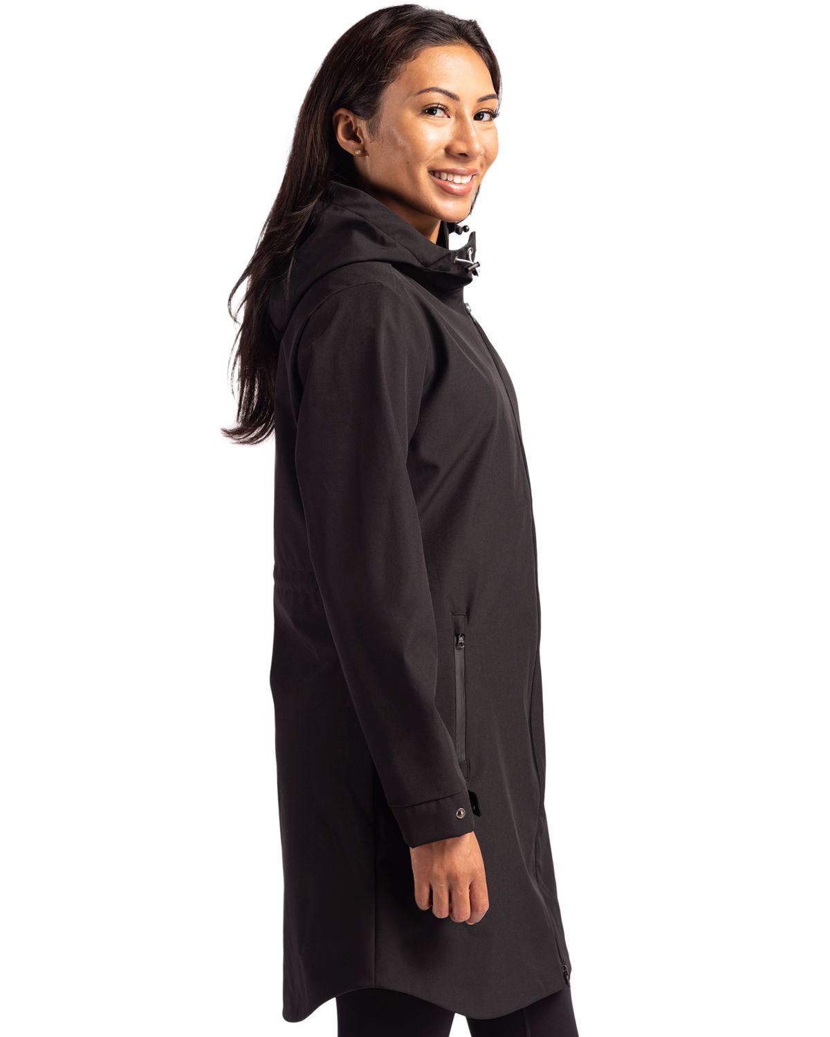 Cutter & Buck Women's Camano Recycled Everyday Stretch Water Resistant Full Zip Jacket-3