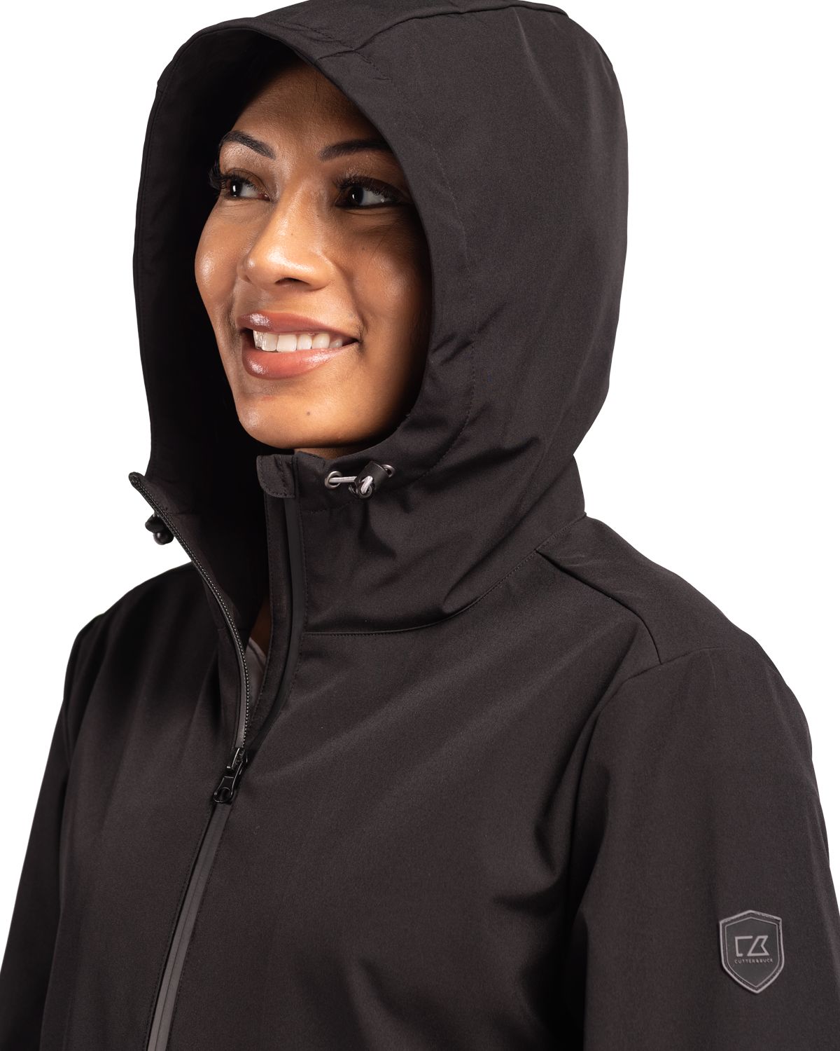 Cutter & Buck Women's Camano Recycled Everyday Stretch Water Resistant Full Zip Jacket-7