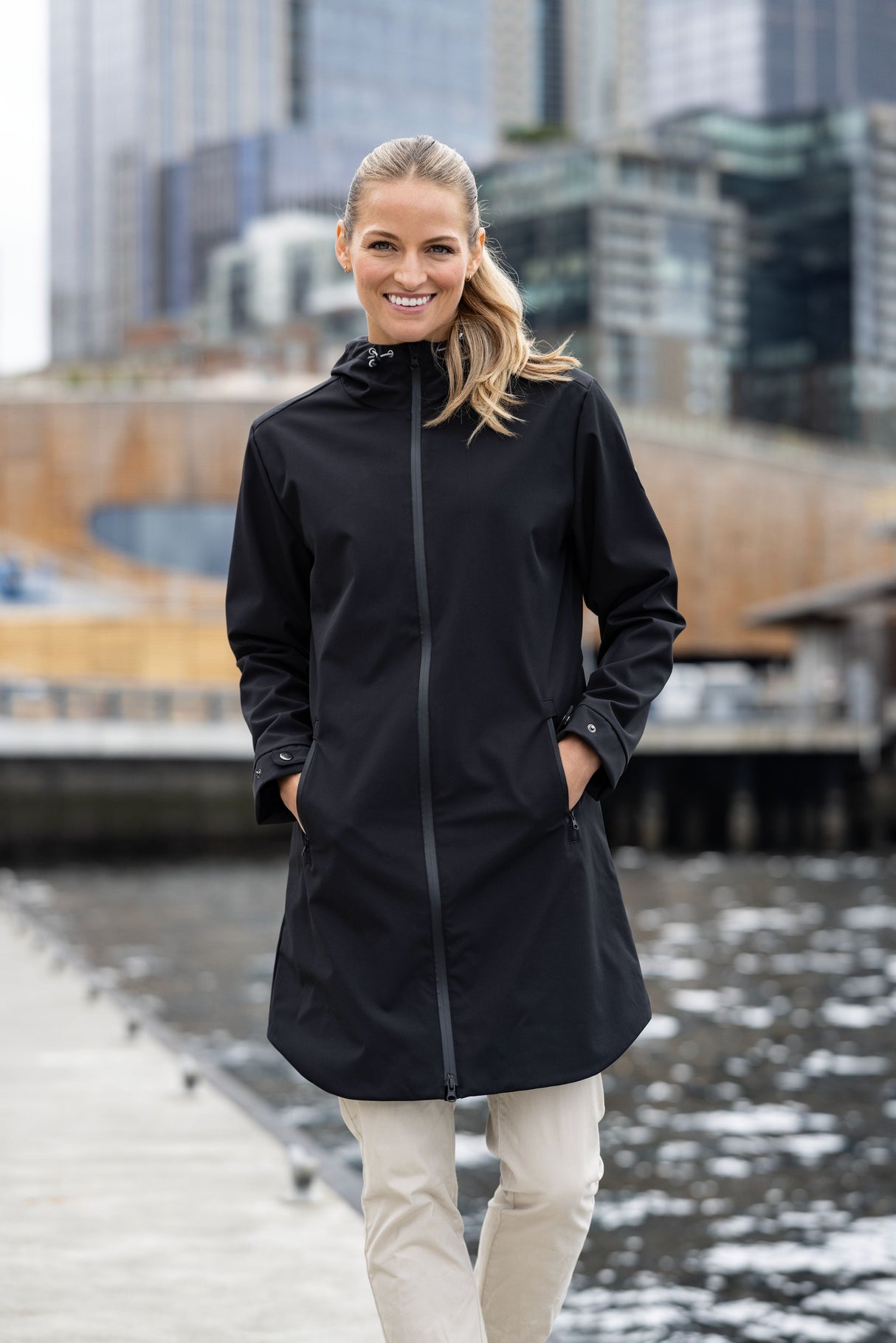 Cutter & Buck Women's Camano Recycled Everyday Stretch Water Resistant Full Zip Jacket-12
