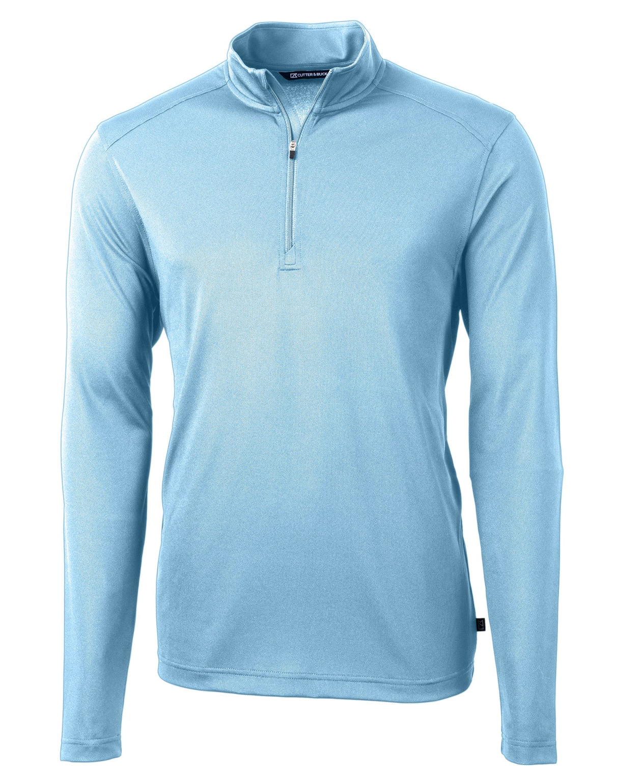 Cutter & Buck Men's Virtue Recycled Featherlight Pique Quarter Zip Pullover-4