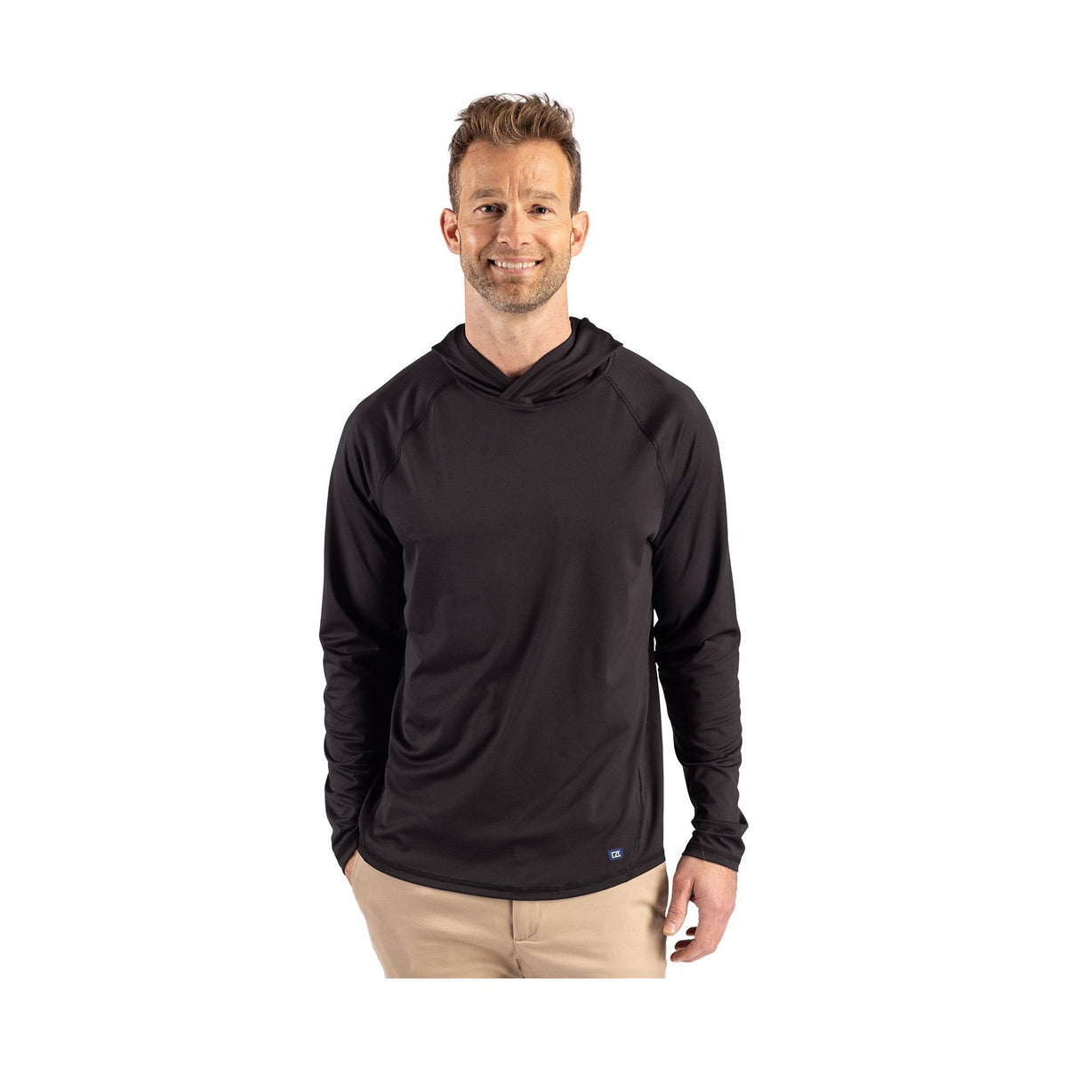 Cutter & Buck Mens Prospect Big & Tall Hooded Pullover-1
