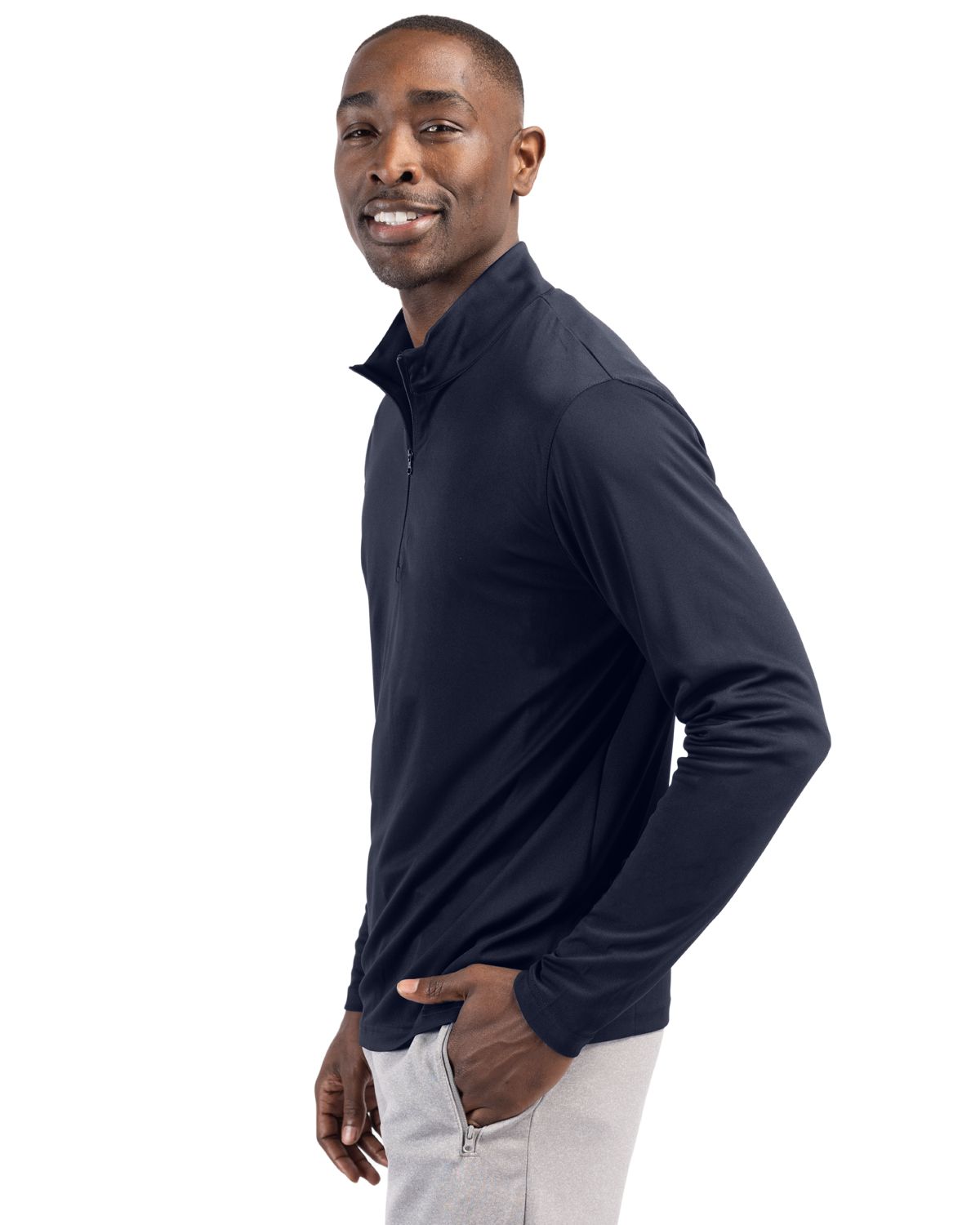 Clique Men's Spin Solution-dyed Performance Interlock Half Zip-6