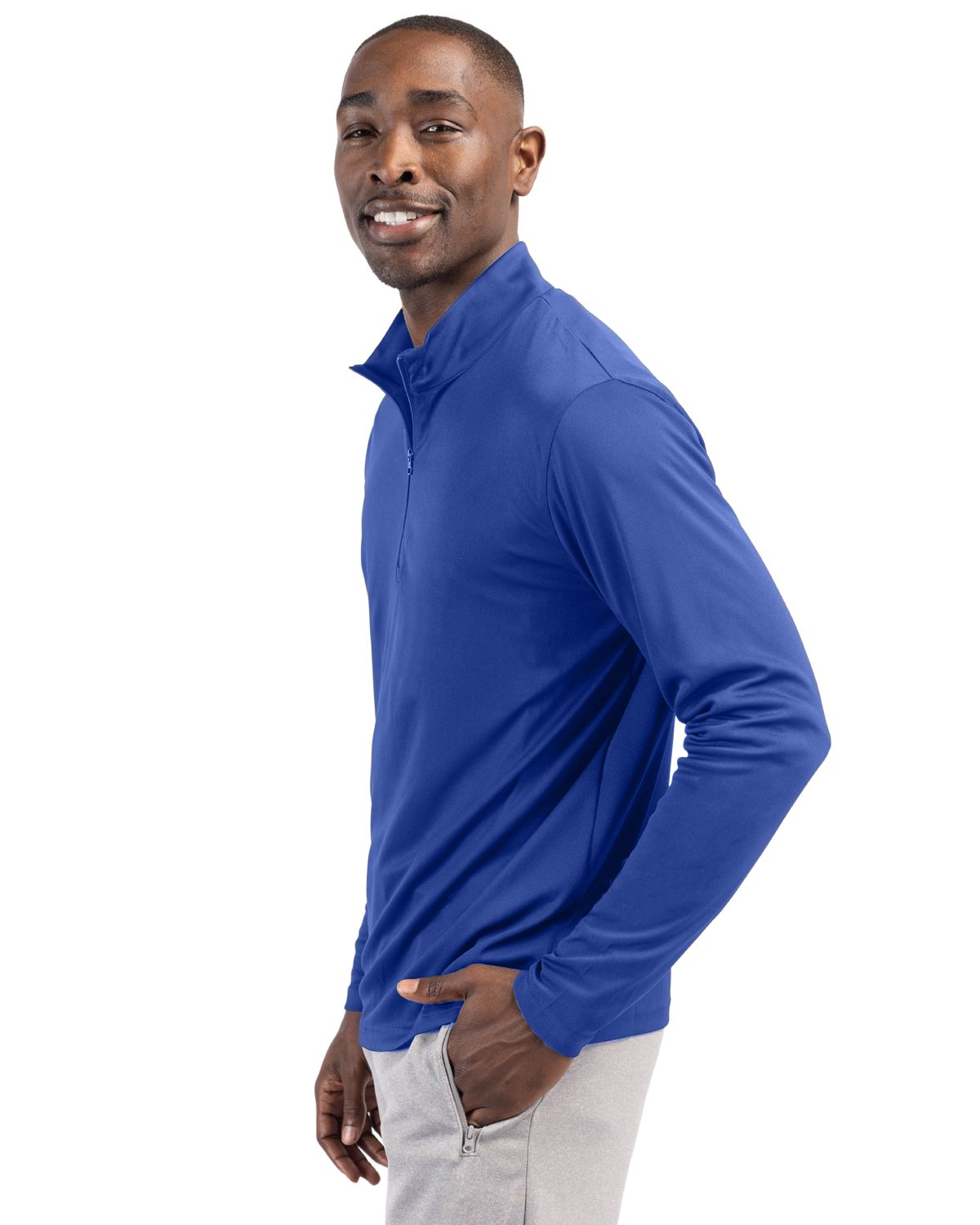 Clique Men's Spin Solution-dyed Performance Interlock Half Zip-3