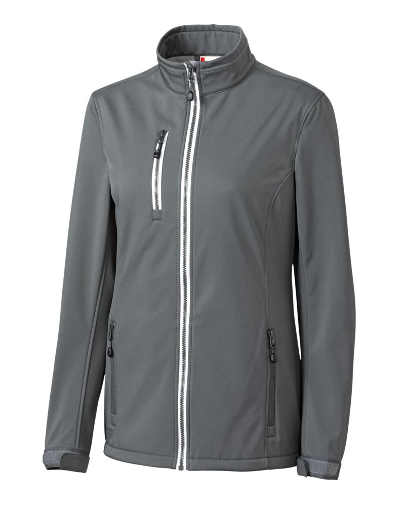 Clique Women's Telemark Recycled Stretch Softshell Full Zip Jacket-3