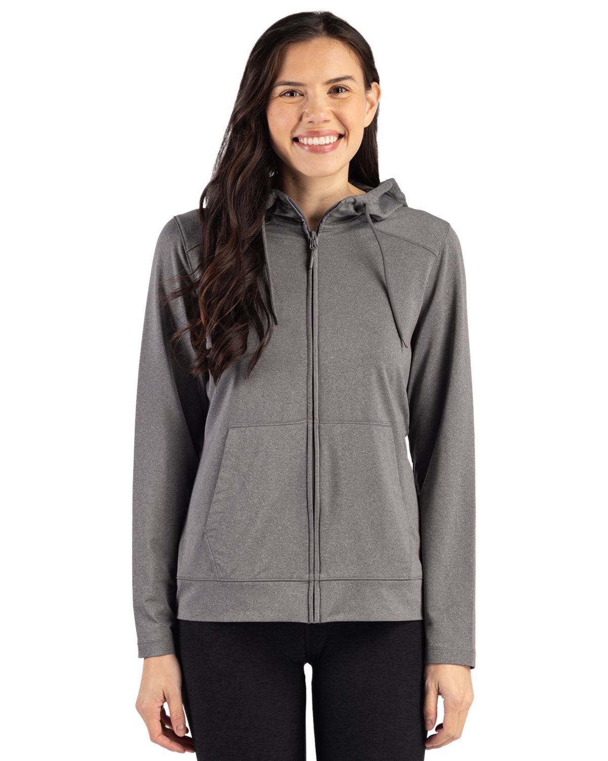 Clique Women's Dash Recycled Full Zip Hooded Sweatshirt-5