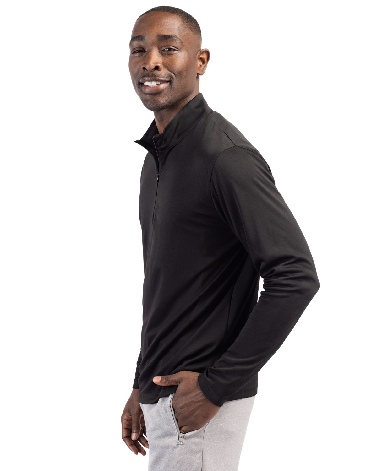 Clique Men's Spin Solution-dyed Performance Interlock Half Zip-8