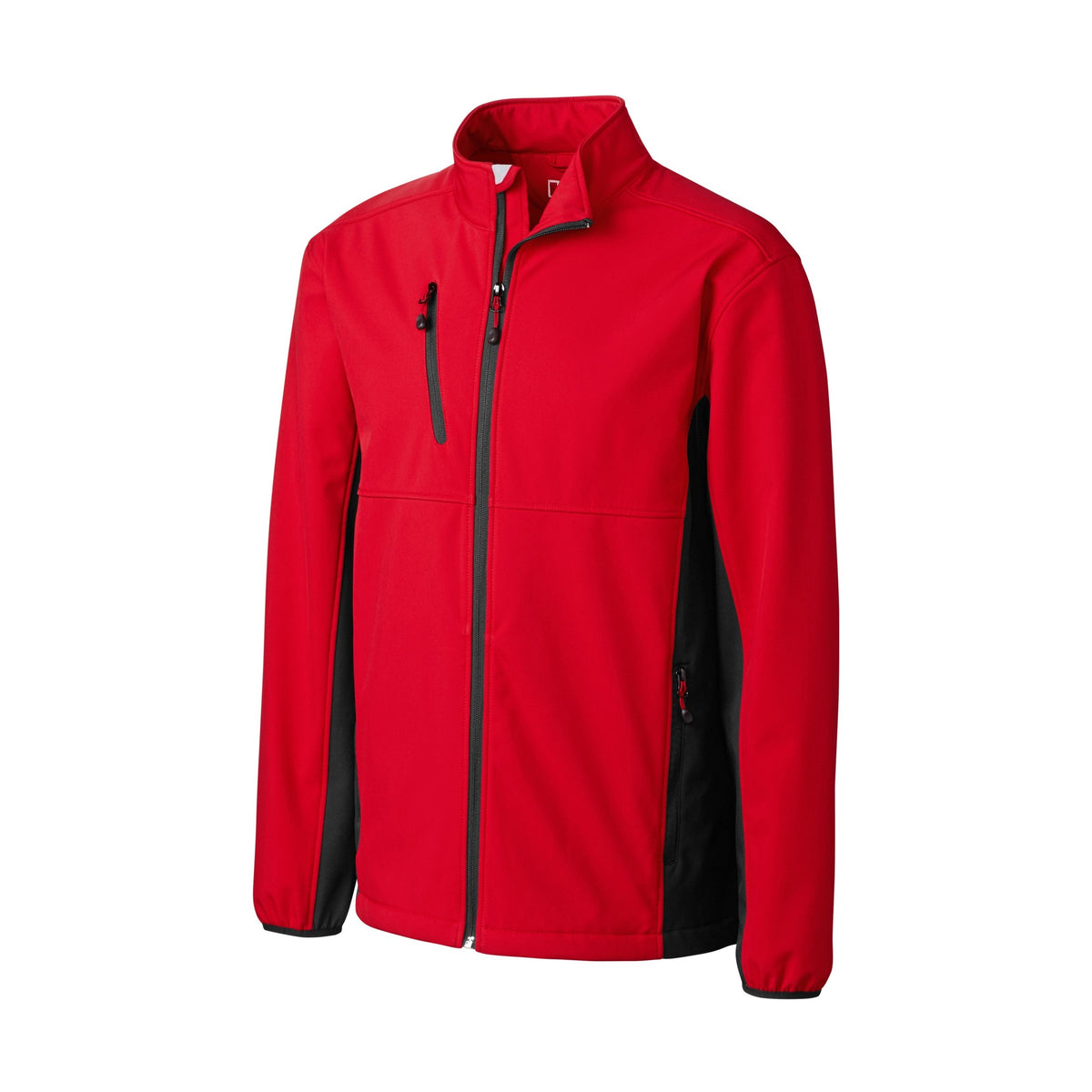 Clique Men's Narvik Recycled Colorblock Stretch Softshell Full Zip Jacket-3