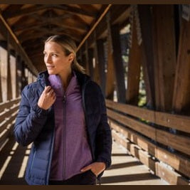 Cutter & Buck Women's Adapt Recycled Soft Knit Stretch Heathered Full Zip Jacket-10