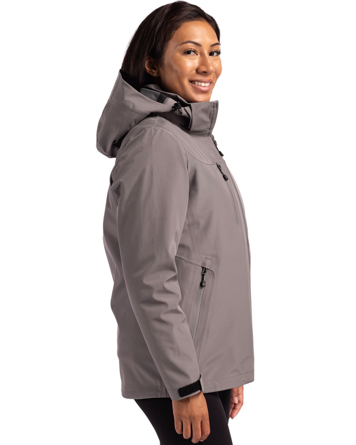 Clique Women's Cornice Recycled 3-in-1 Waterproof System Full Zip Parka-3
