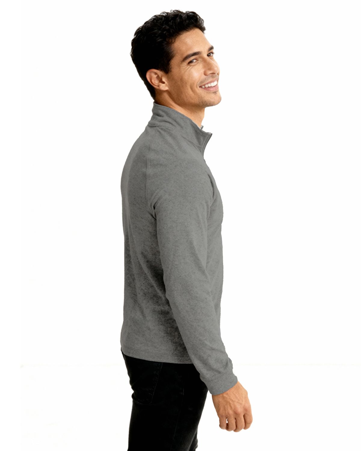 Clique Men's Dash Recycled Quarter Zip Sweatshirt-4