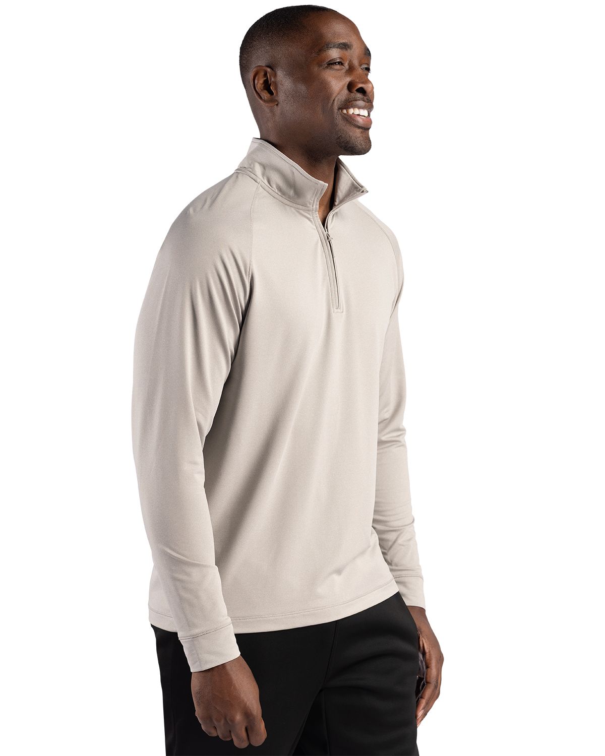 Clique Men's Dash Recycled Quarter Zip Sweatshirt-7